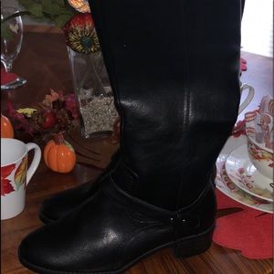 Easy Street Black Jewel Riding Boots 9.5W